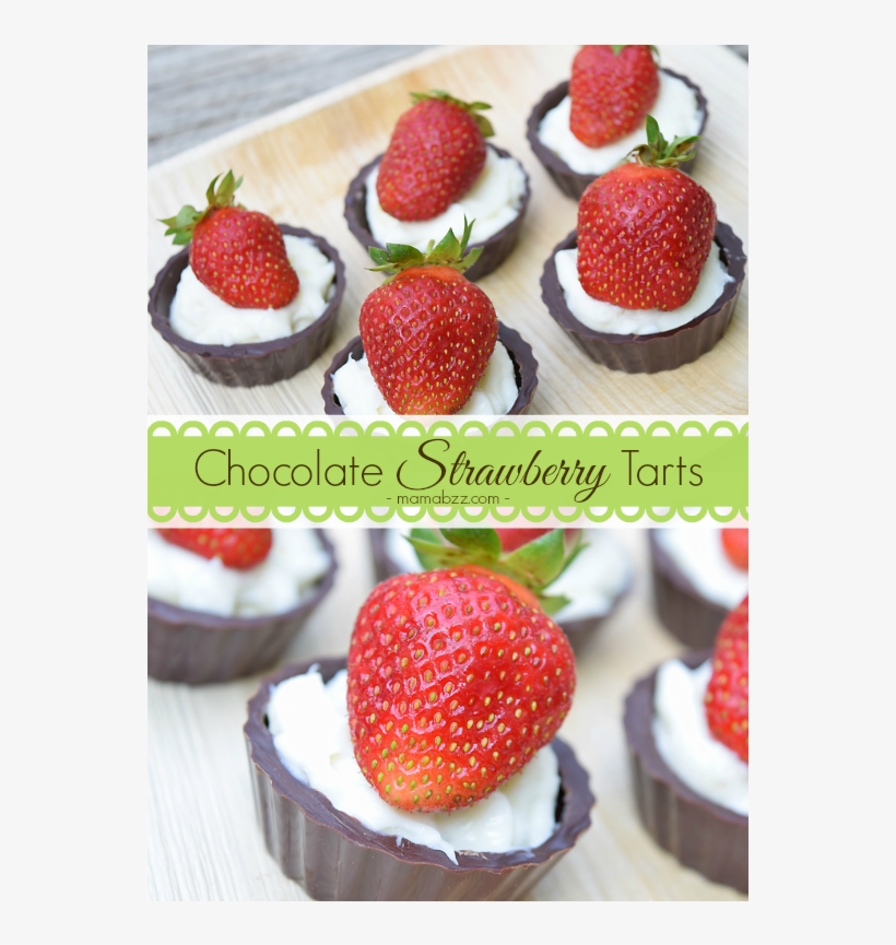 Chocolate Strawberry Tarts, So Fun To Make With The - Strawberry, transparent png download