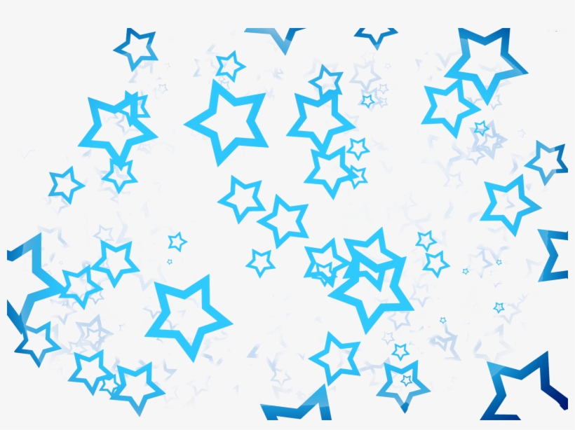 Estrelas Em Png - Blue Stars, transparent png download