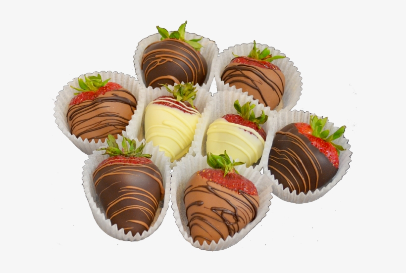 Fresh-strawberries - Valentines Day Chocolate Transparent, transparent png download