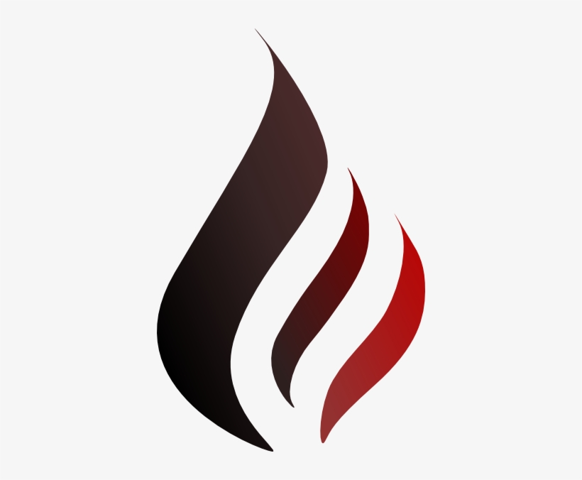 Black To Clip Art At Clker Com - Flame Black And White Png, transparent png download