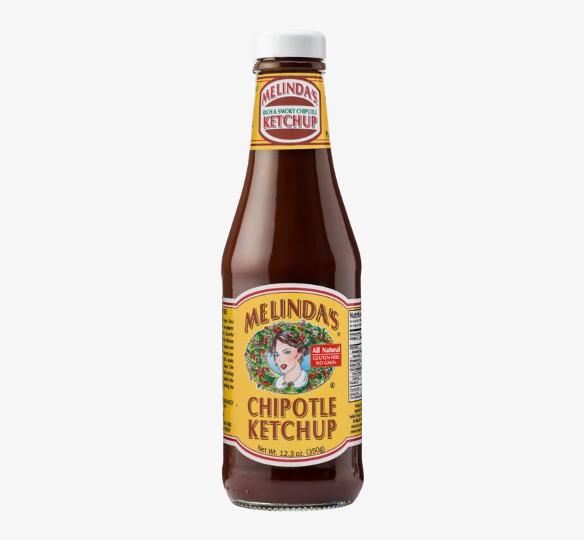 Melindas Chipotle Ketchup - Melindas Ketchup, Chipotle - 14 Oz, transparent png download