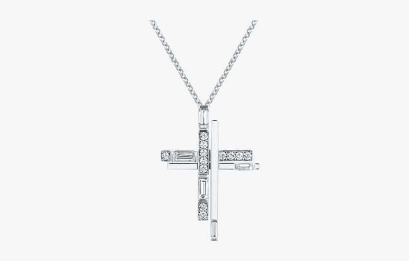 Symbols By Harry Winston, Diamond Cross Pendant - Locket, transparent png download