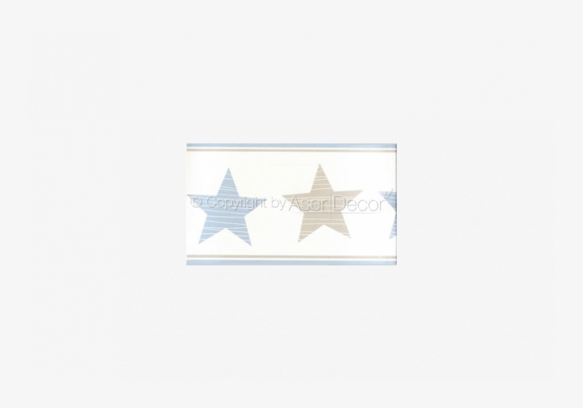 245714 Papel De Parede Bambino Xvii Estrelas Azul Bege - Triangle, transparent png download