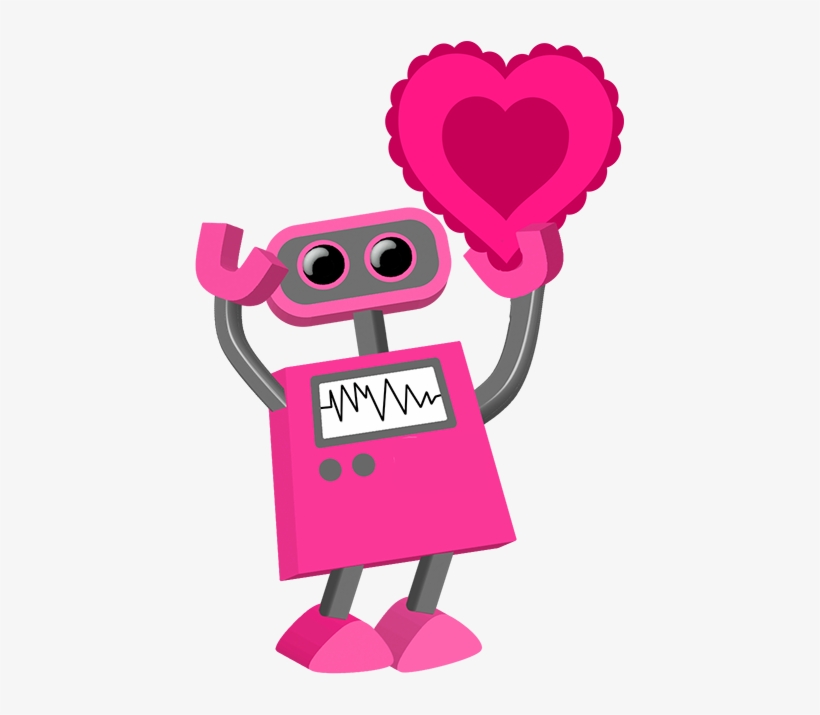 All Robots In The Collection Have Transparent Backgrounds - Heart Clipart, transparent png download