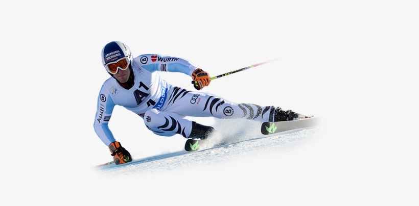 The Two Ski Stars Dave Ryding & Fritz Dopfer Perfectly - Slalom Skiing, transparent png download