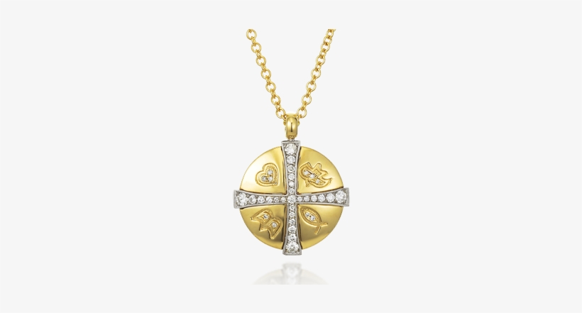 Unique Cross Full Necklace, transparent png download