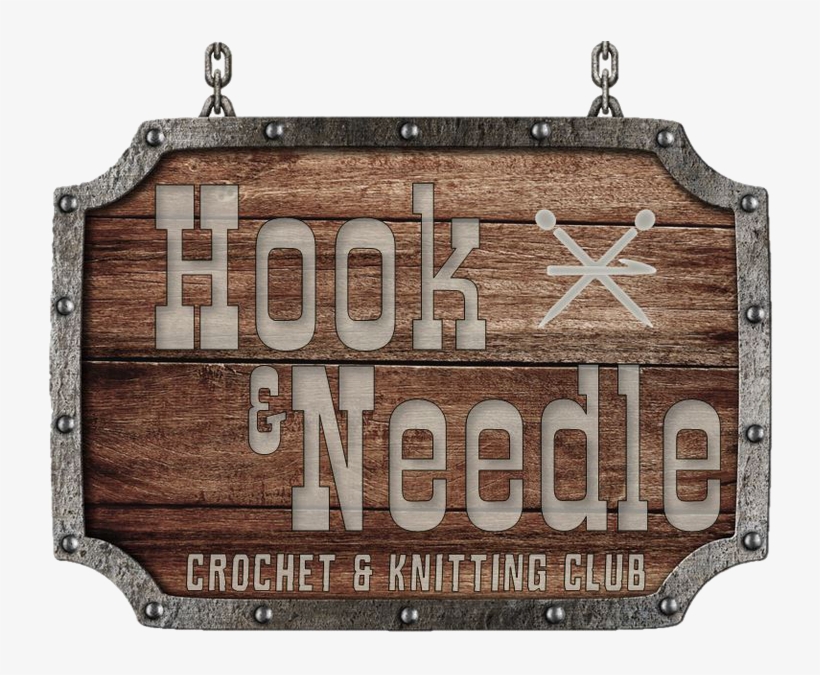 Hook & Needle Crochet & Knitting Meets On The - Portable Network Graphics, transparent png download