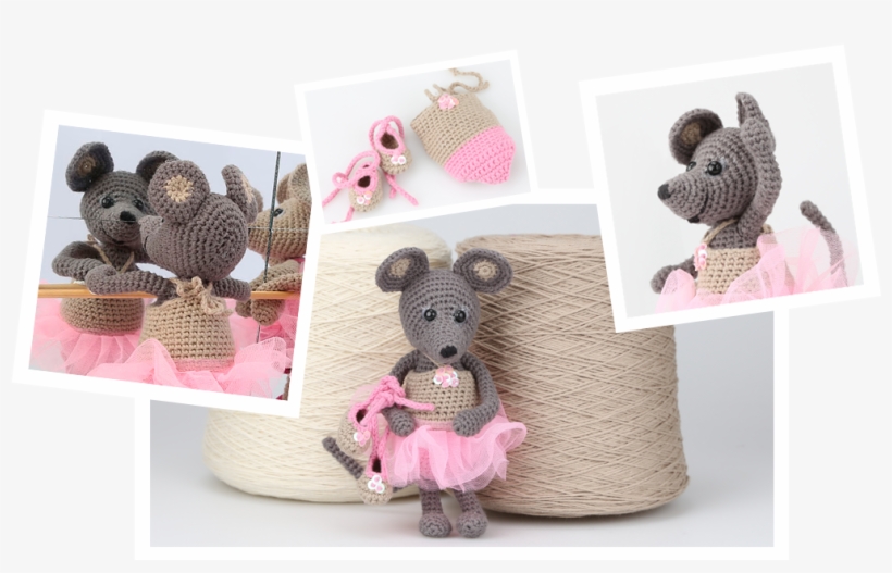 This Kit Contains - Go Handmade Crochet Kit - Emily & Friends Mouse, transparent png download