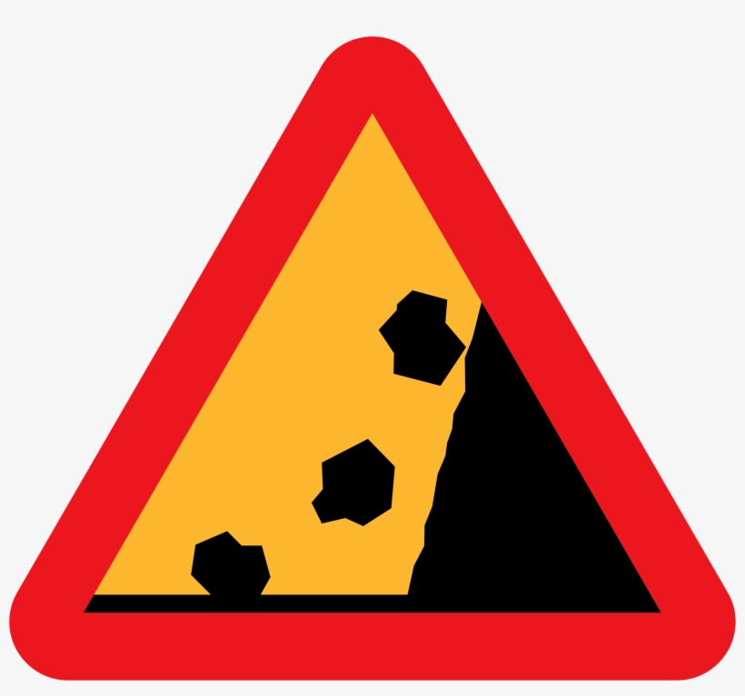 Computer Icons Download - Beware Falling Rocks, transparent png download