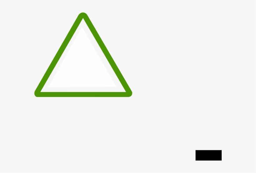 How To Set Use Thin Green Warning Sign Clipart, transparent png download