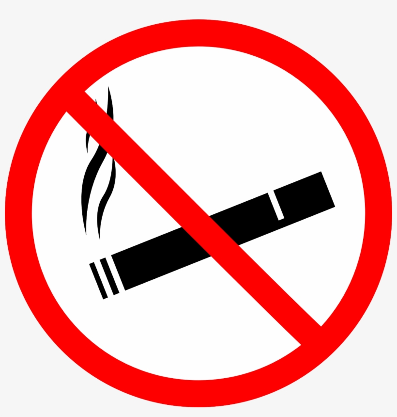 Smoke, Warning, Sign, No Smoking, Banned, Prohibited - Advertencia No Fumar, transparent png download