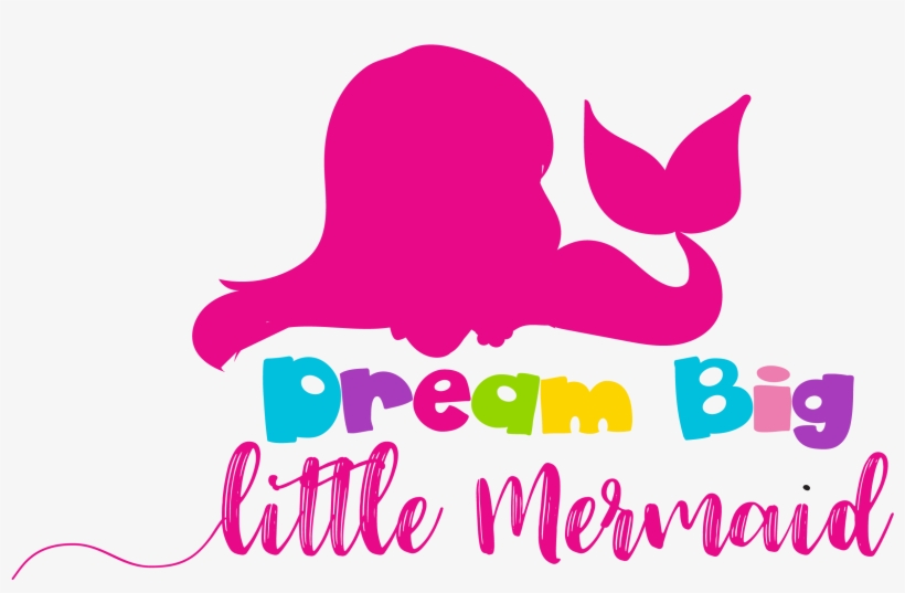 Dream Big Little Mermaid Cutting Files Svg, Dxf, Pdf, - Boho Chic Erröten Rosa Sie Ist Meine Brautjungfer Karte, transparent png download