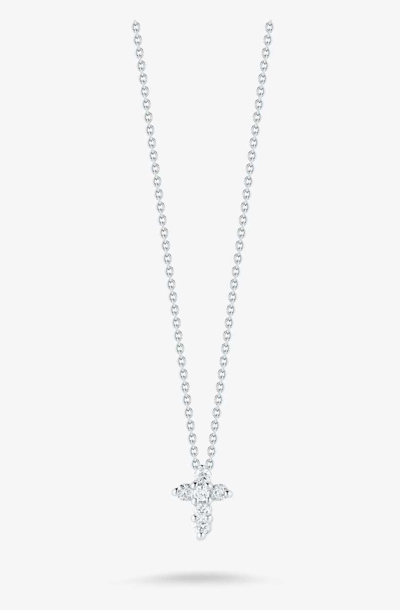 Baby Cross Pendant With Diamonds - Pendant, transparent png download