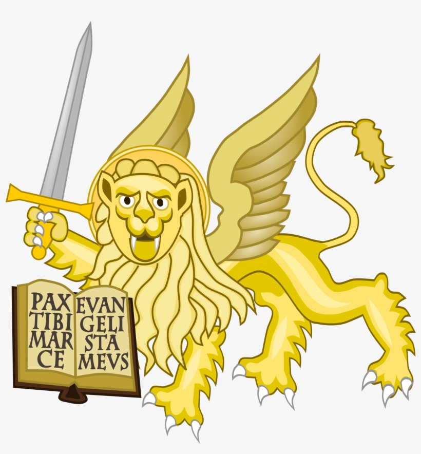 Open - Lion Of St Mark With Sword, transparent png download