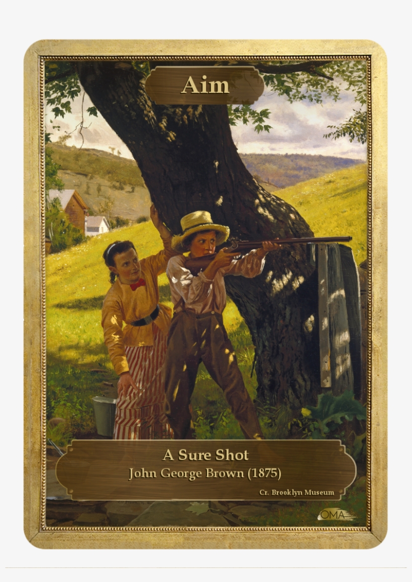 Aim Counter By John George Brown - Sure Shot, transparent png download