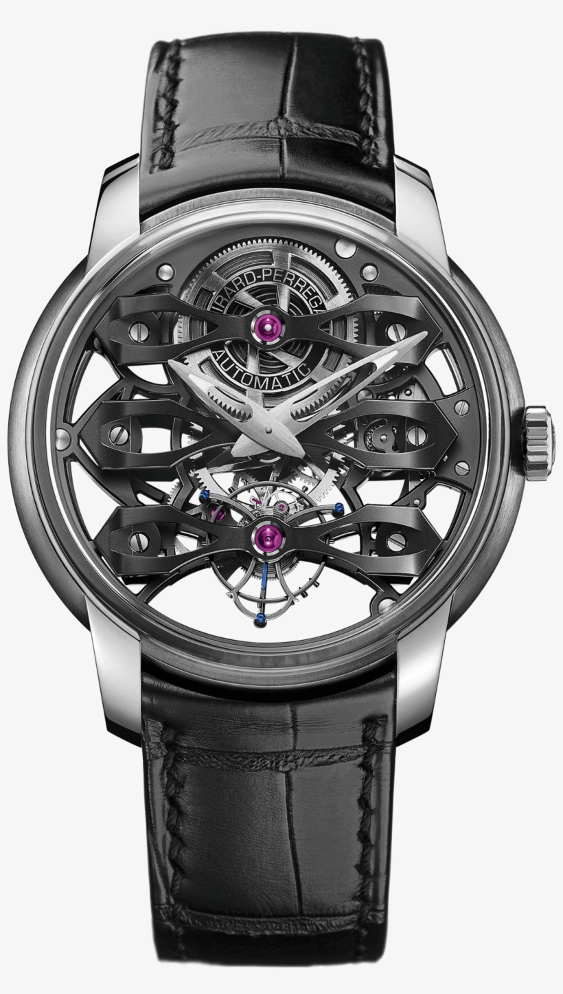 The Two Have Come Together In A New Watch Called The - Girard Perregaux Neo Tourbillon Three Bridges Skeleton, transparent png download