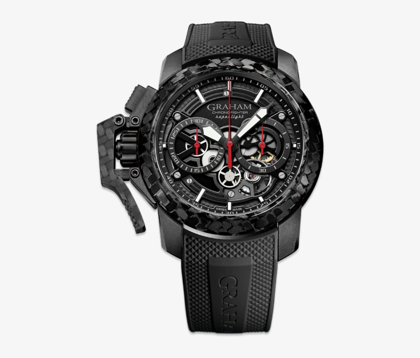 Black Hours And Minutes Hands Coated With White Super-luminova - Graham Watches, transparent png download