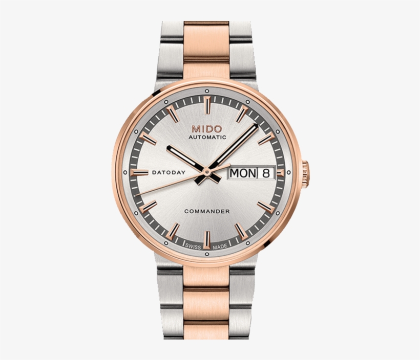 The Indexes, Hands And Day Date Aperture Are The Same - Rolex Datejust 36 Rose Gold, transparent png download