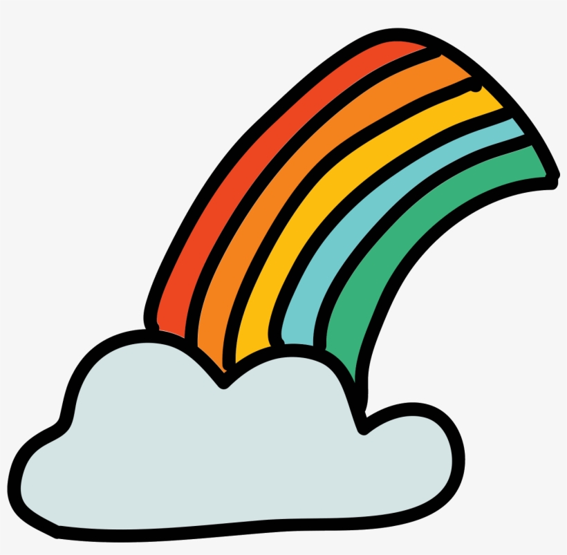 Rainbow Icon - 彩虹 Icon, transparent png download