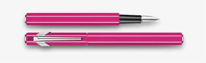 Fountain Pens - Caran D'ache 849 Fountain Pen - Green Fluo, Extra-fine, transparent png download