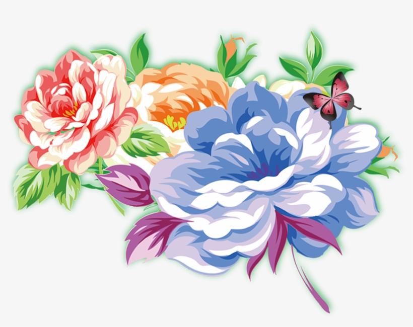 Moutan Peony Download Watercolor Painting Illustration - Flower, transparent png download