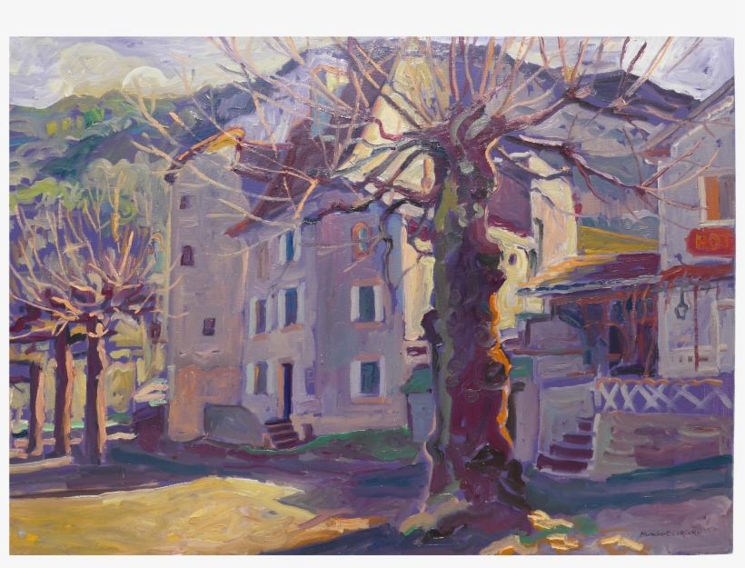 Village Ini Provence, Oil Painting On Chairish - Painting, transparent png download