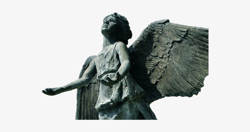 Christmas Box Angel Statue, transparent png download
