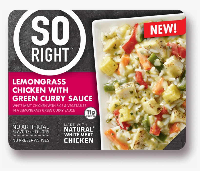 We Started With All White Meat Chicken And Added A - So Right Chicken Burrito Bowl 9 Oz. Box, transparent png download