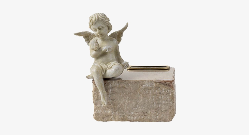 Angel Cream Marble Urn - Urn, transparent png download
