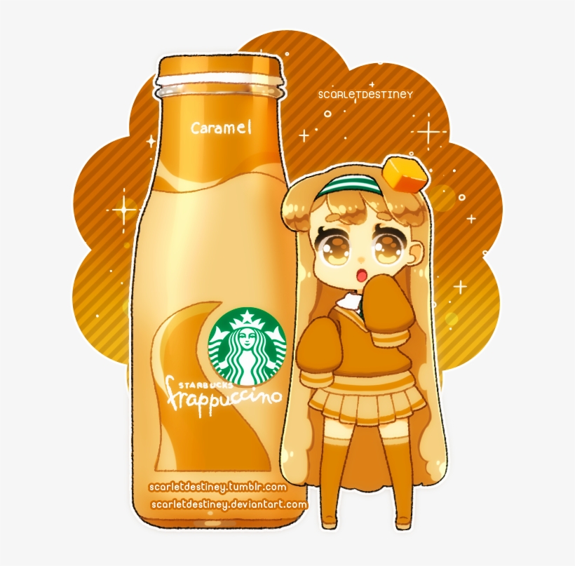 Caramel Frappuccino ~ - Limited Edition Starbucks Pumpkin Spice Caffe Latte, transparent png download