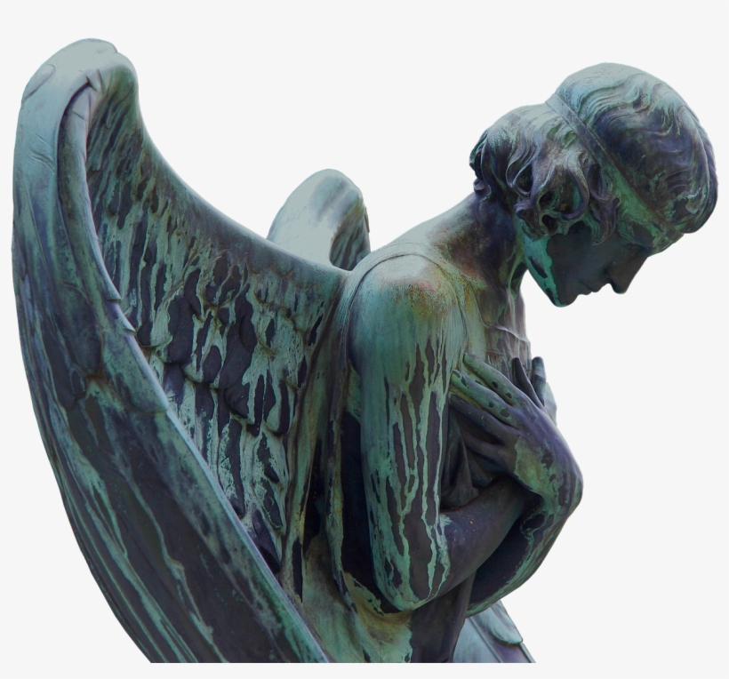 Mourning Angel Sculpture - Michael White Angel's Anthem, transparent png download