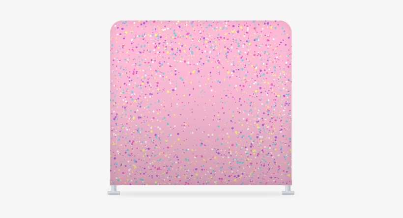 Pink-confetti - Doughnut, transparent png download