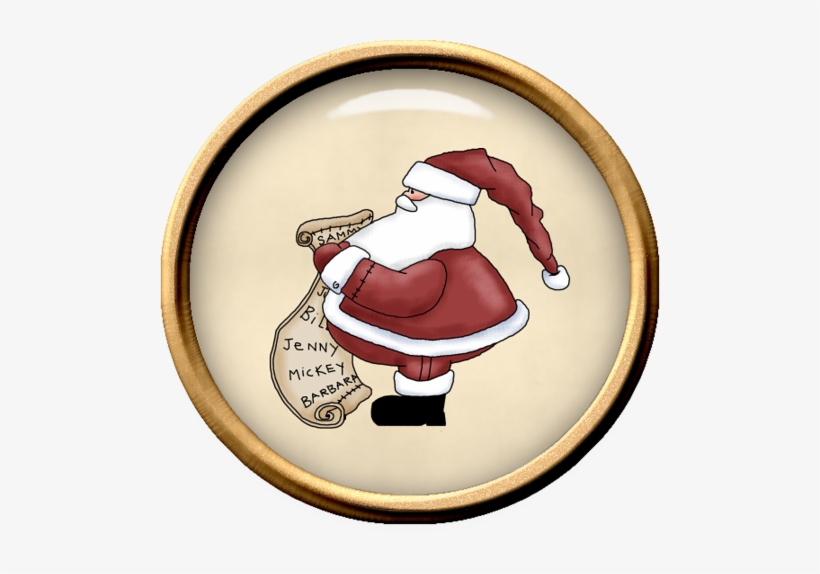 Elements - Naughty Or Nice? Santa Card, transparent png download