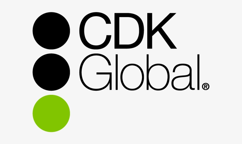 Cdk Logo Black With Green Dot - Cdk Global, transparent png download