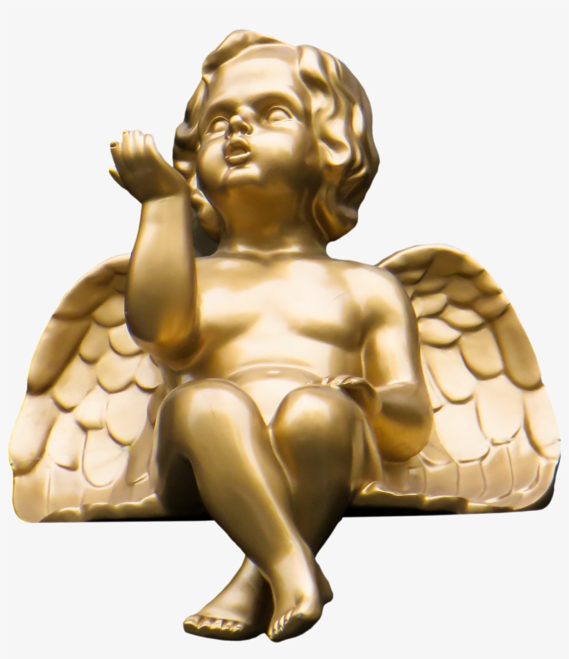 Angel Sculpture - Christmas Day, transparent png download
