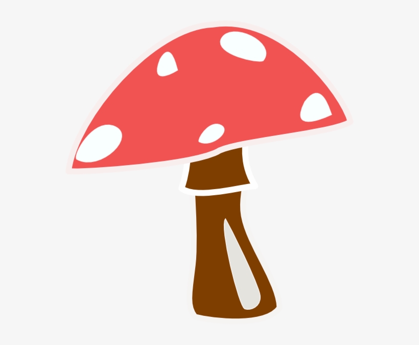 Mushroom Clipart Transparent Background - Toadstool Red Transparent, transparent png download