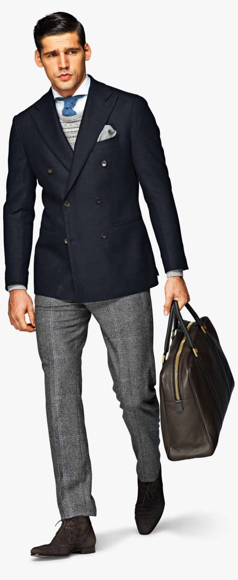 Man In Suit - Suitsupply Double Breasted, transparent png download