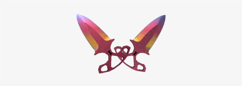 Csgo Knife Shadow Daggers Fade - Shadow Daggers Ultraviolet Ft, transparent png download