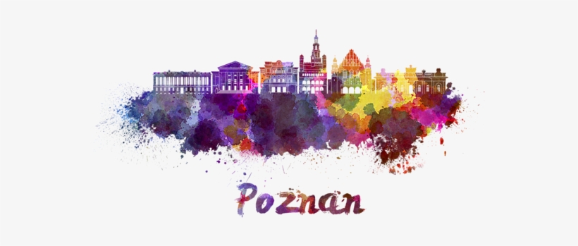 Bleed Area May Not Be Visible - Chicago Skyline In Watercolor, transparent png download