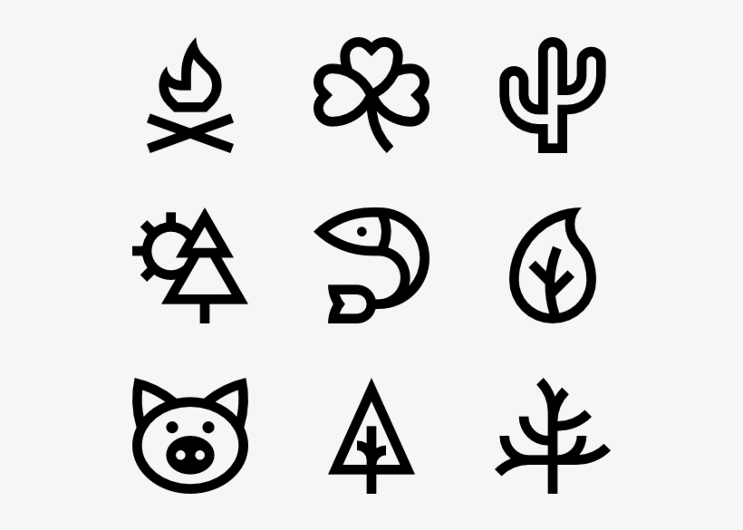 Nature & Outdoors - Hippies Icon, transparent png download