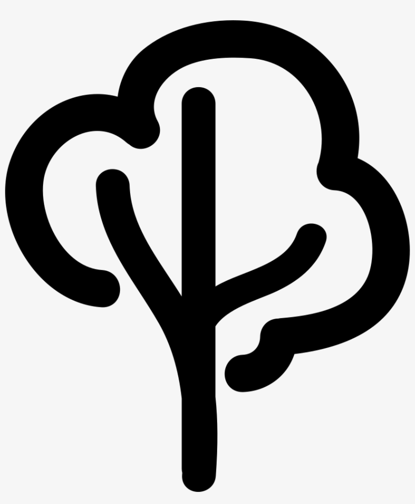 Tree Gross Outline Comments - Tree Icon, transparent png download