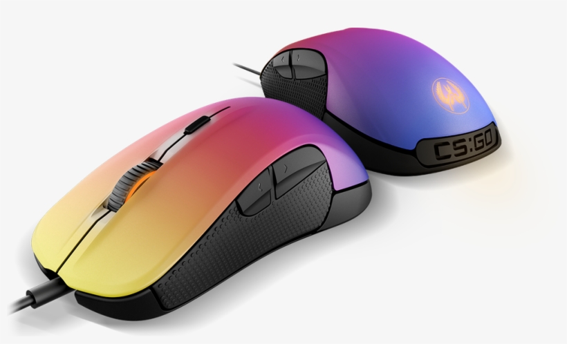 Steelseries Rival 300 Cs Steelseries Rival 300 Cs Go Fade Edition Mouse Png Image Transparent Png Free Download On Seekpng