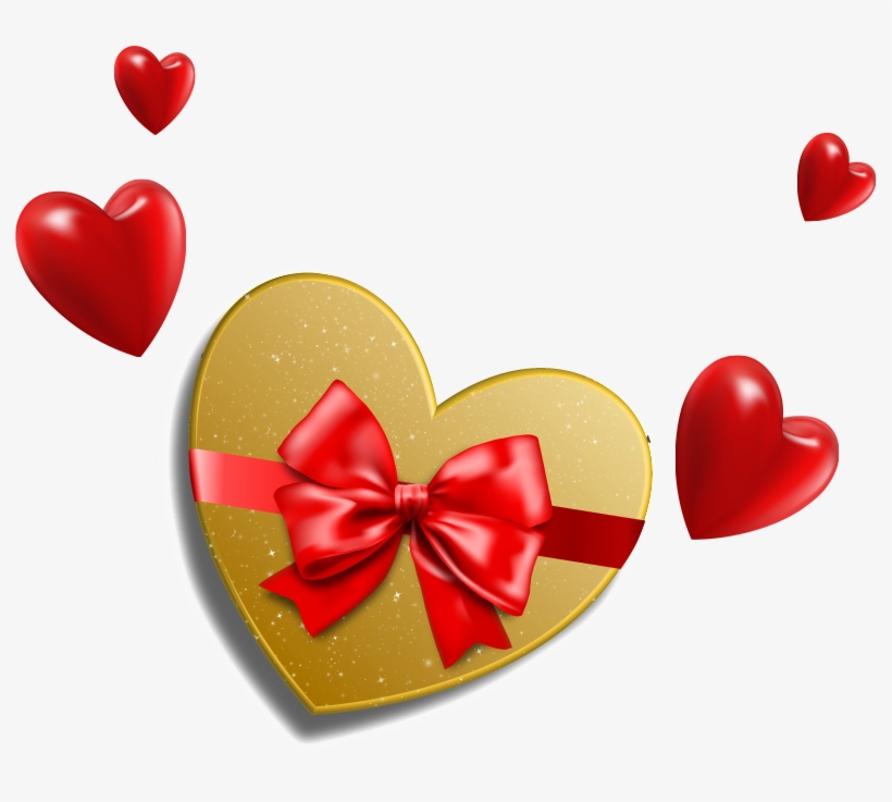 This Graphics Is Love Gift Box Holiday Decoration Vector - Festival, transparent png download