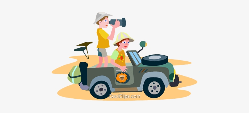 Safari Travel Car Png Transparent Image - Safari Jeep Clip Art, transparent png download