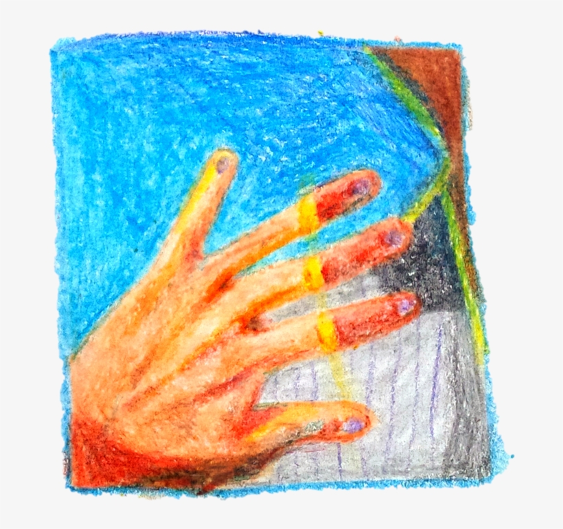 2014 Crayon On Paper - Ring, transparent png download