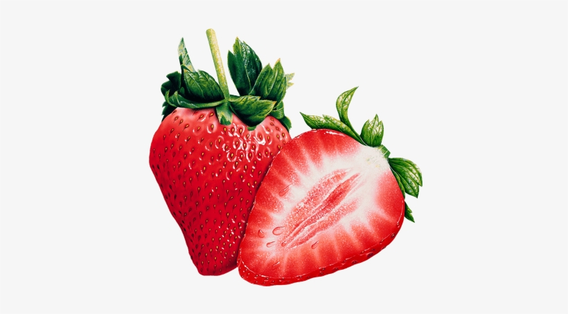 Fresa Abierta - Strawberry Png, transparent png download