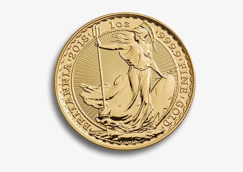 2018 Britannia 1 Oz Gold Coin - Britannia Stříbrná Mince 1 Oz 2017, transparent png download