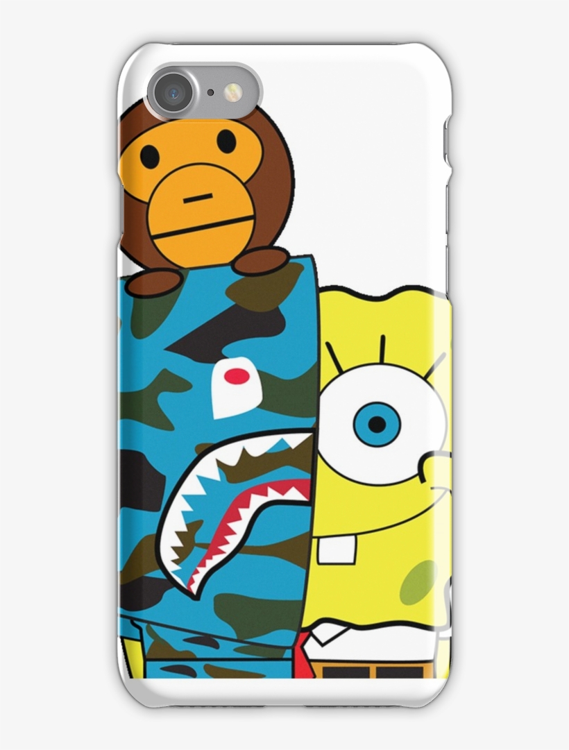 Bape X Patrick Iphone 7 Snap Case - Spongebob Bape, transparent png download
