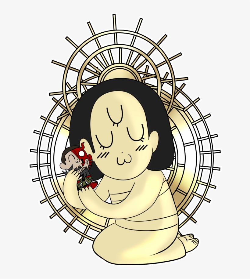Her Aureola Because I Sacrificed A Hour To Make This - Strange Journey Jimenez, transparent png download
