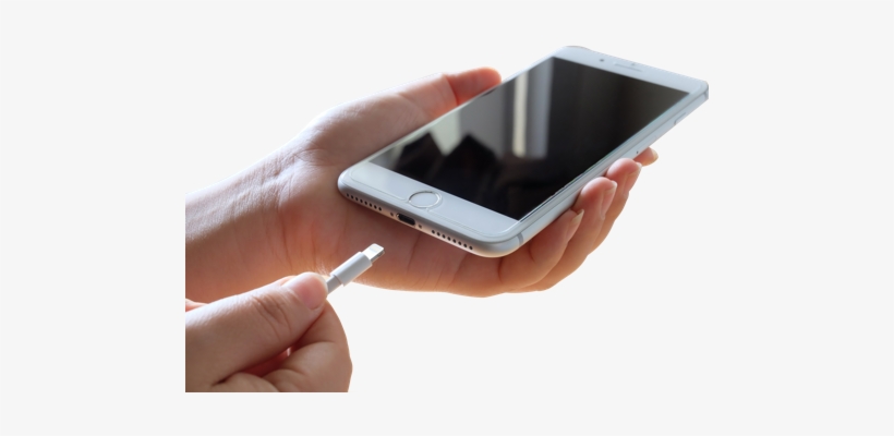 Image Of Mobile Phone Being Plugged In - Mobile Phone, transparent png download